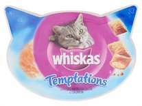 8x whiskas snack temptations zalm