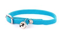 Martin halsband kat elastisch nylon turquoise