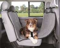 Trixie auto-hondendeken 4-seasons zwart / grijs