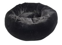 Foeiii hondenmand cozy pluche relax donut zwart