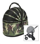 Airbuggy hondenbuggy cot s plus met rem camouflage