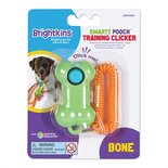 Brightkins smarty pooch training clicker bone