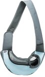 Trixie buikdrager sling draagtas lichtgrijs / lichtblauw