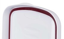 Trixie voerton luchtdicht afsluitbaar kunststof transparant wit / wit