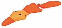 Trixie eend drijvend polyester oranje