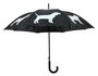 Paraplu honden reflecterend / zwart_
